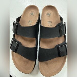 Papillo by Birkenstock black platform sandals size 41